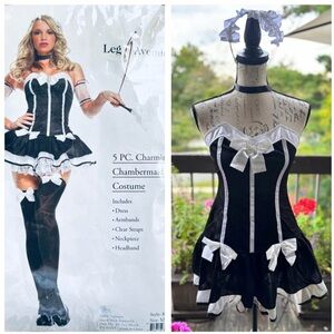 5 Pc French Maid Costume 
Medium
Like New / Never Worn